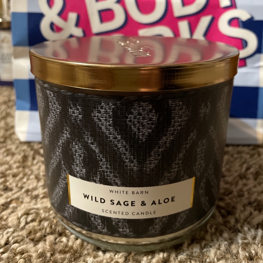 Bath & Body Works Wild Sage & Aloe 3 wick